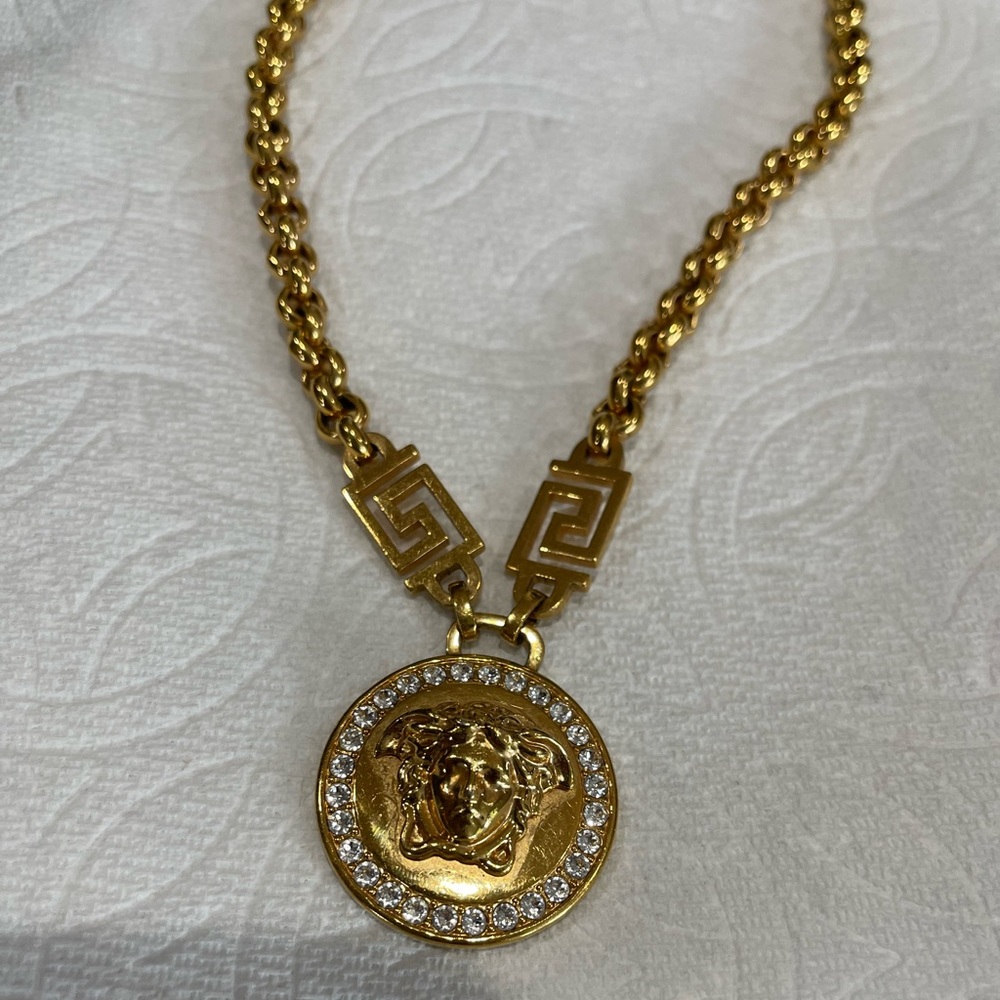 Versace Medusa necklace